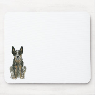 Tapis De Souris L'art ACD de l'Australian Cattle Dog Blue Heeler