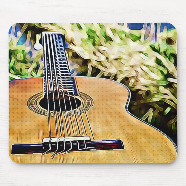 Tapis De Souris L'art guitare acoustique (Devant)