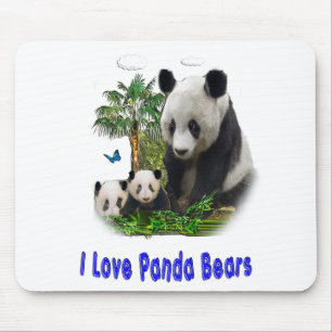 Tapis De Souris L'art Panda Love