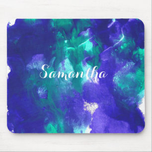 Tapis De Souris L'Art Vert Et Violet