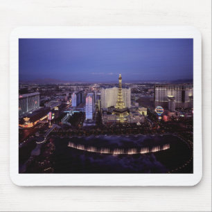Tapis De Souris Las Vegas Strip Vue aérienne Casino Gambling City