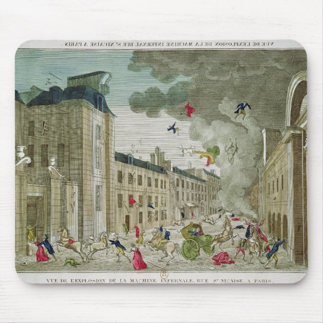 Tapis De Souris L'assassinat essayé de Napoleon Bonaparte (Devant)
