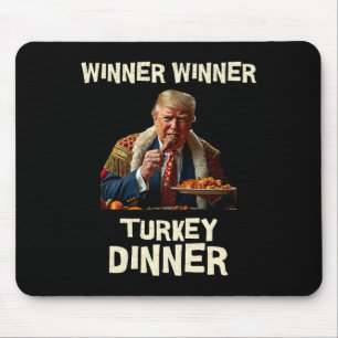 Tapis De Souris Lauréat Dîner Turquie Dîner Thanksgiving Donald Tr