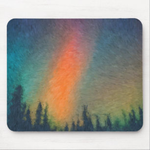 Tapis De Souris L'aurore Borealis Van Gogh