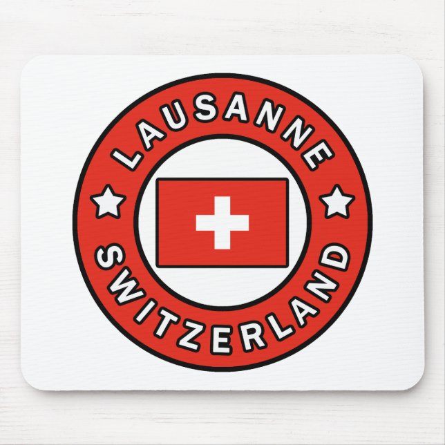 Tapis De Souris Lausanne Suisse (Devant)