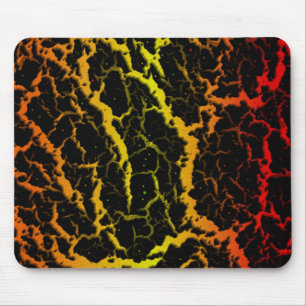 Tapis De Souris Lave d'espace fissuré - OYR arc-en-ciel