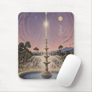 Tapis De Souris Lavender Fountain's Lullaby Personnalisé