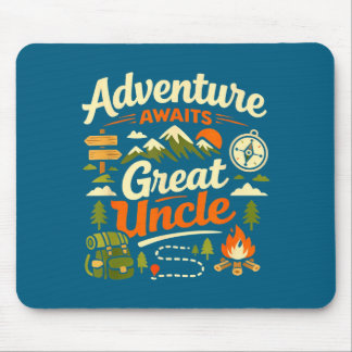 Tapis De Souris L'aventure de l'homme drôle attend le grand oncle