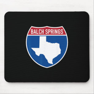 Tapis De Souris Lch Springs Texas Tx Autoroute Vacances S