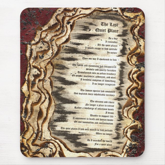 Tapis De Souris L'Dernier Endroit Calme (Devant)