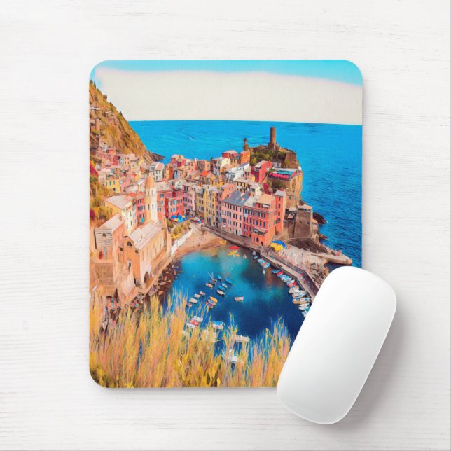 Tapis De Souris ldp VERNAZZA - Cinque Terre - (Avec souris)