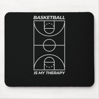 Tapis De Souris Le basket-ball est ma thérapie