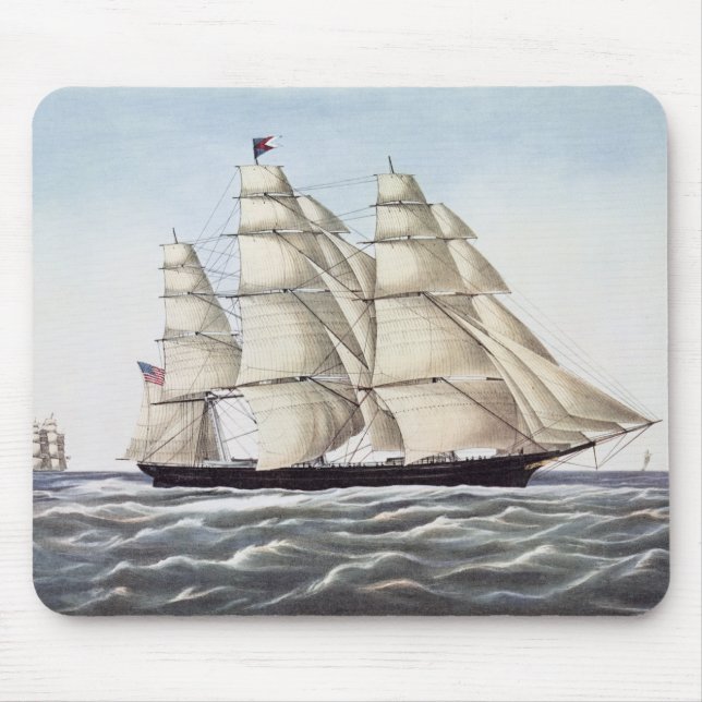 Tapis De Souris Le bateau de tondeuse "nuage de vol " (Devant)