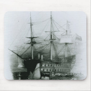 Tapis De Souris Le Bellerophon au bruit de Plymouth