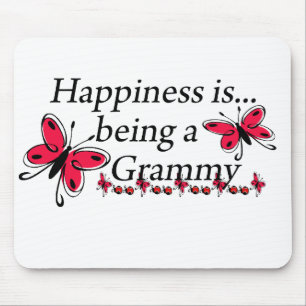 Tapis De Souris Le bonheur est un PAPILLON de Grammy