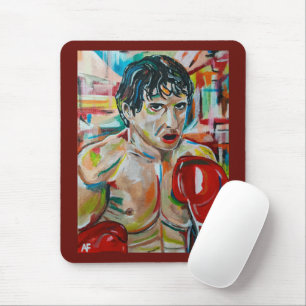 Tapis De Souris Le Boxeur Peinture par Alfred Fox