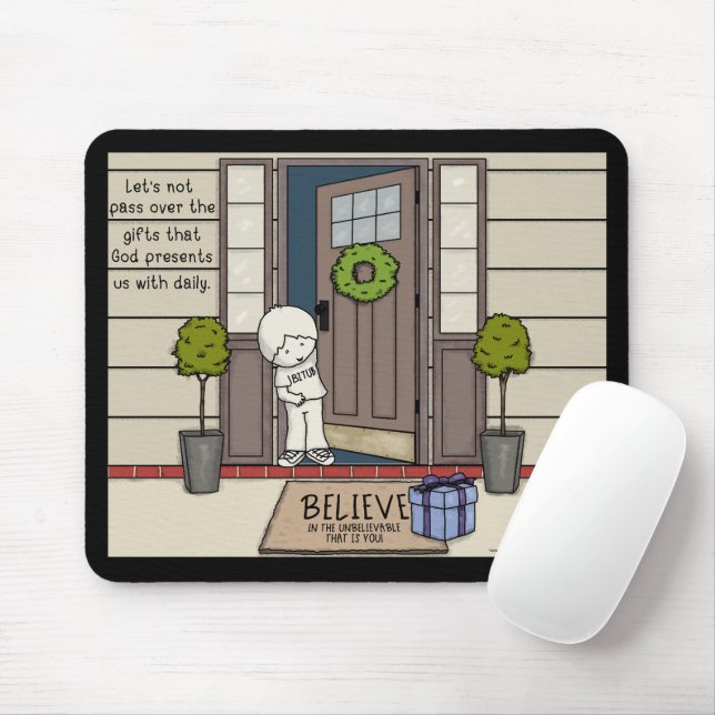 Tapis De Souris Le cadeau quotidien de Dieu (Avec souris)