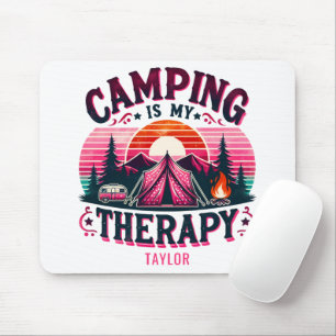 Tapis De Souris Le camping est ma thérapie