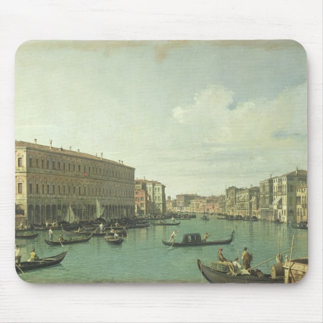 Tapis De Souris Le canal grand du pont de Rialto (Devant)