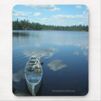 Tapis De Souris Le canoë-kayak la frontière arrose v.1