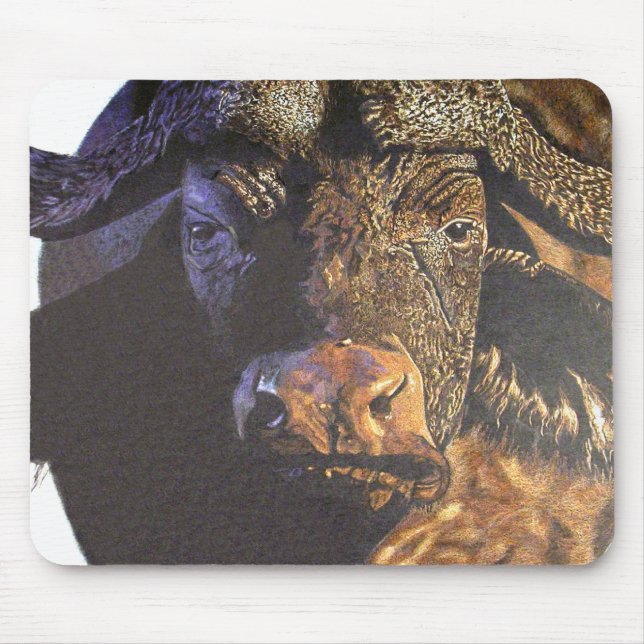Tapis De Souris Le Cap Buffalo (Devant)