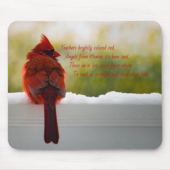 Tapis De Souris Le Cardinal du ciel (Devant)