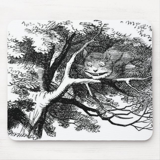 Tapis De Souris Le chat de Cheshire (Devant)