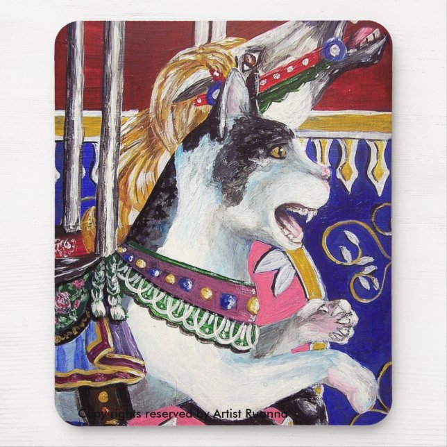 Tapis De Souris Le Chat du carousel (Devant)