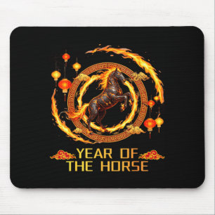 Tapis De Souris Le Cheval de Feu Chinois