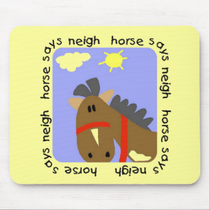 Tapis De Souris Le cheval indique des T-shirts et des cadeaux d'he