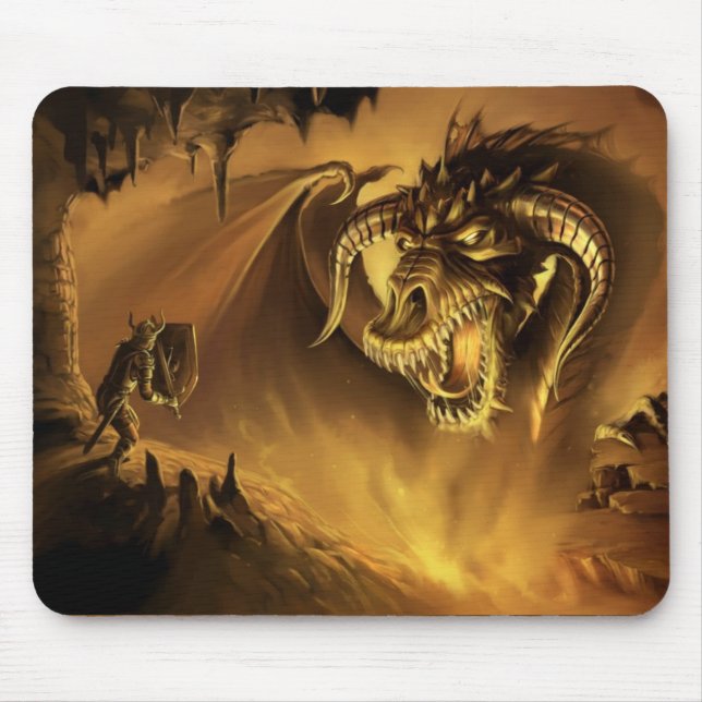 Tapis De Souris Le chevalier courageux - Mousepad (Devant)