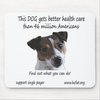 Tapis De Souris Le chien obtient de meilleurs soins de santé