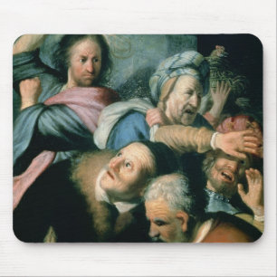 Tapis De Souris Le Christ conduisant les distributeur de monnaie