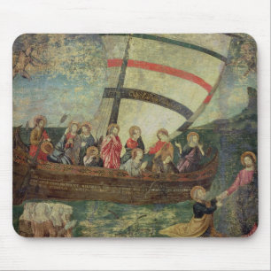 Tapis De Souris Le Christ marchant sur l'eau, après le 'Navicella