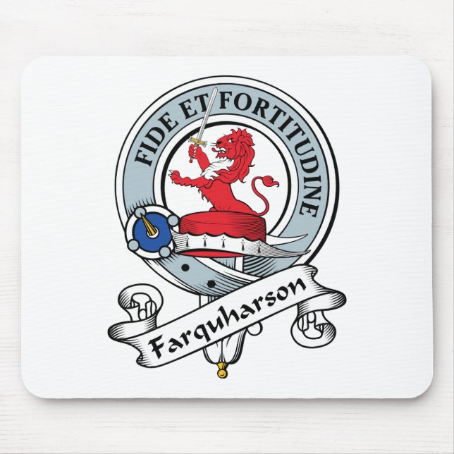 Tapis De Souris Le clan de Farquharson Badge (Devant)
