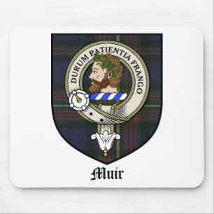 Tapis De Souris Le clan de Muir Crest le tartan d'insigne