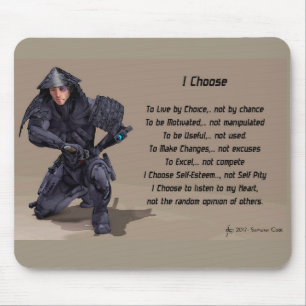 Tapis De Souris Le code samouraï MousePad