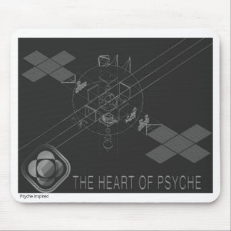 Tapis De Souris Le coeur de la psyché Mousepad