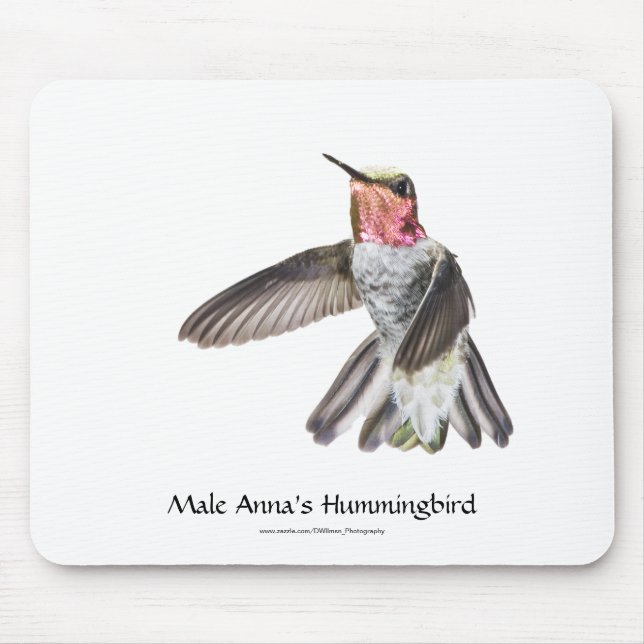 Tapis De Souris Le colibri Mousepad d'Anna masculine (Devant)