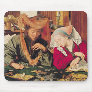 Tapis De Souris Le commutateur d'argent et son épouse, 1539