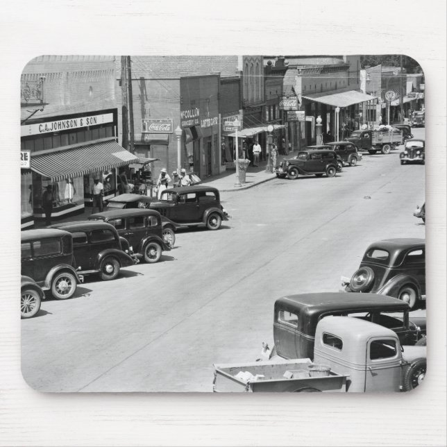 Tapis De Souris Le comté de Hale, Alabama, les années 1930 (Devant)