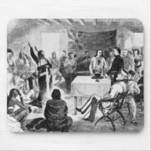 Tapis De Souris Le Conseil de Taureau de séance, 1877