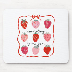 Tapis De Souris Le conseil est ma confiture Conseillère fraise San