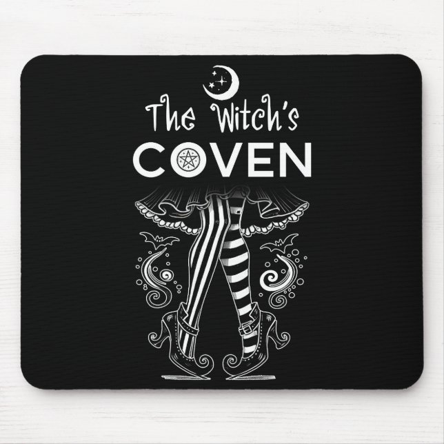 Tapis De Souris Le Coven de la Sorcière Jambes de Sorcière Jambes  (Devant)
