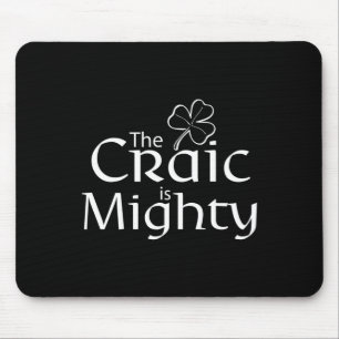 Tapis De Souris Le Craic Est Une Jolie St Patrick Irlandaise