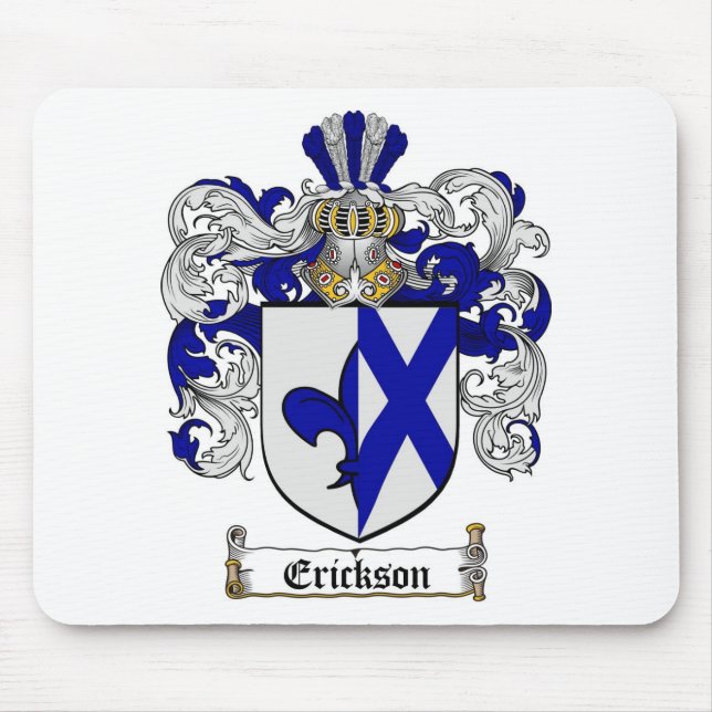 TAPIS DE SOURIS LE CREST DE FAMILLE D'ERICKSON - MANTEAU (Devant)