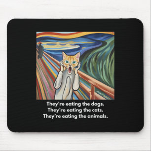 Tapis De Souris Le Cri ; Ils mangent les chiens
