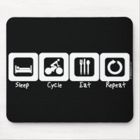 Le cycle de sommeil mangent la répétition