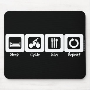 Tapis De Souris Le cycle de sommeil mangent la répétition
