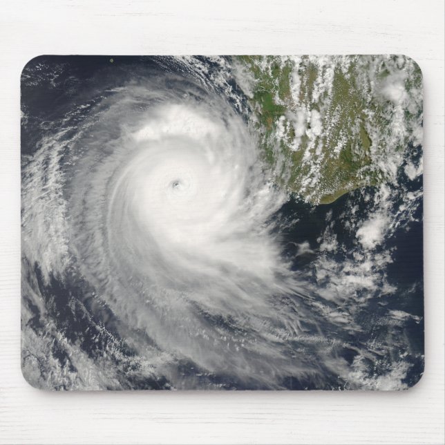 Tapis De Souris Le cyclone tropical Favio au large de Madagascar (Devant)